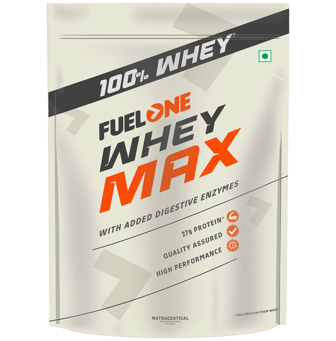 Fuel One Whey Max, Whey Protein Concentrate & Whey Protein Isolate Chocolate - Classic Derma