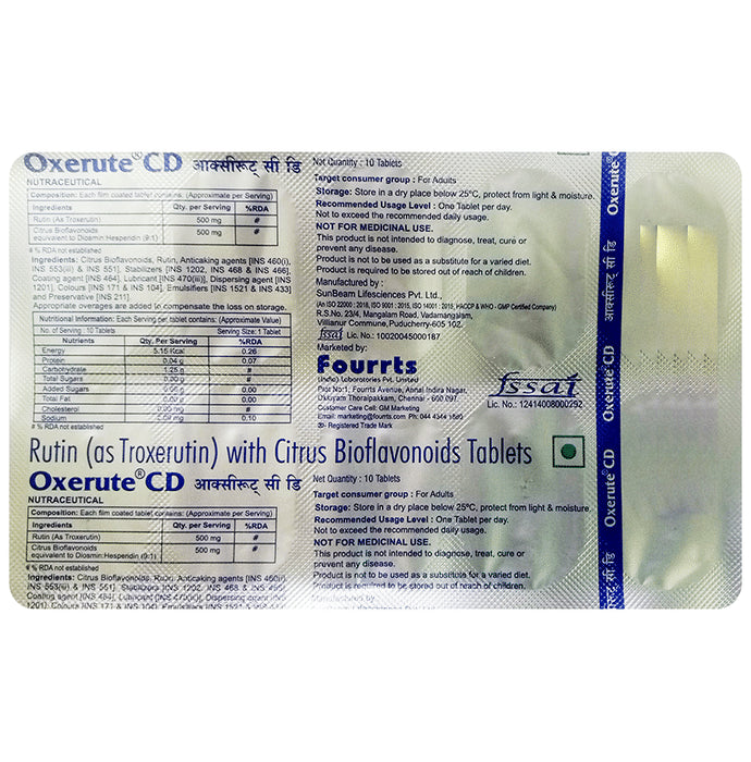 Oxerute CD Tablet - Classic Derma