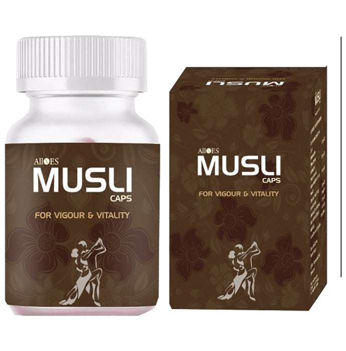 Alloes Musli Capsule for Vigour & Vitality - Classic Derma