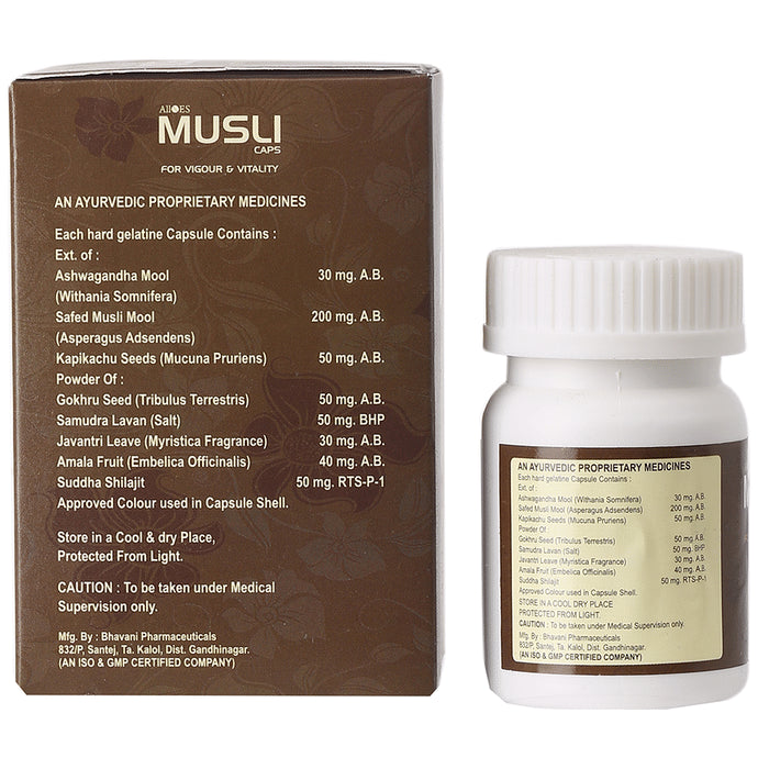 Alloes Musli Capsule for Vigour & Vitality