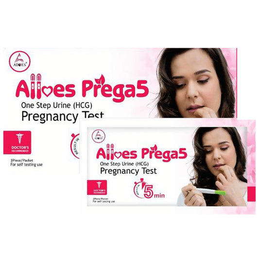 Alloes Prega5 One Step Urine (HCG) Pregnancy Test Kit - Classic Derma