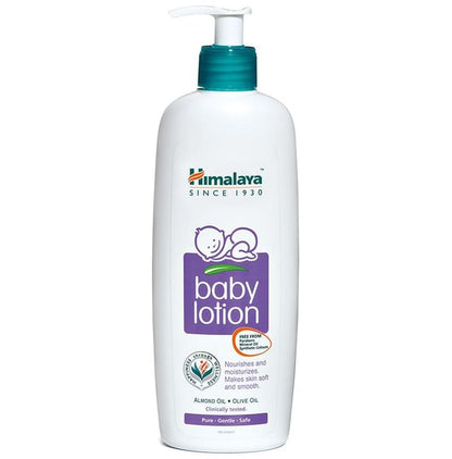Himalaya Baby Lotion with Almond & Olive Oil | Nourishes & Moisturises Baby's Skin | Paraben-Free - Classic Derma