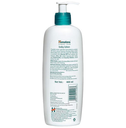 Himalaya Baby Lotion with Almond & Olive Oil | Nourishes & Moisturises Baby's Skin | Paraben-Free
