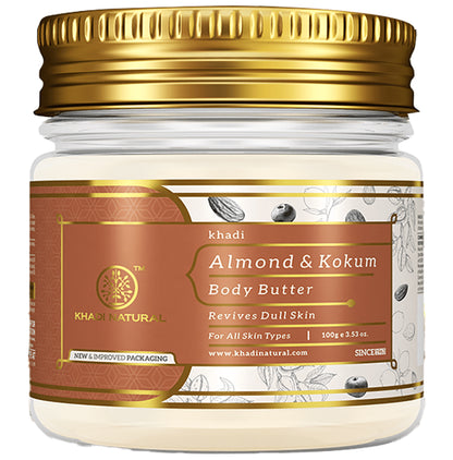 Khadi Naturals Ayurvedic Almond & Kokum Body Butter - Classic Derma