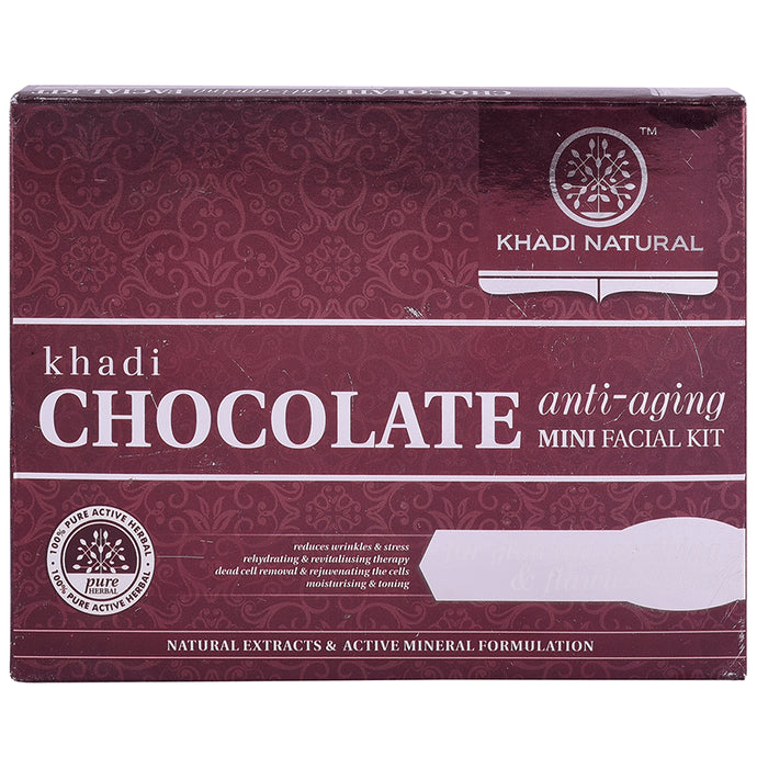 Khadi Naturals Chocolate Anti-Aging Mini Facial Kit - Classic Derma
