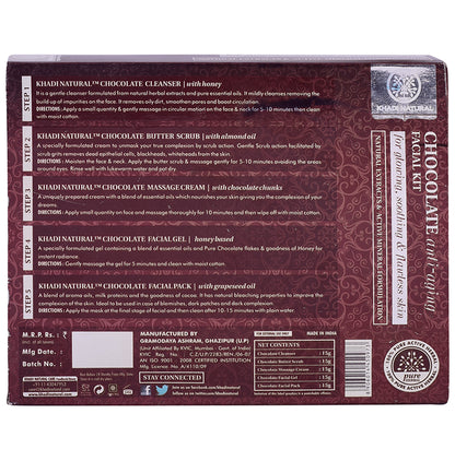 Khadi Naturals Chocolate Anti-Aging Mini Facial Kit