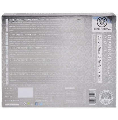 Khadi Naturals Diamond Sparkling Mini Facial Kit
