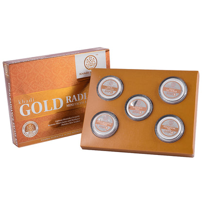 Khadi Naturals Gold Radiance Mini Facial Kit