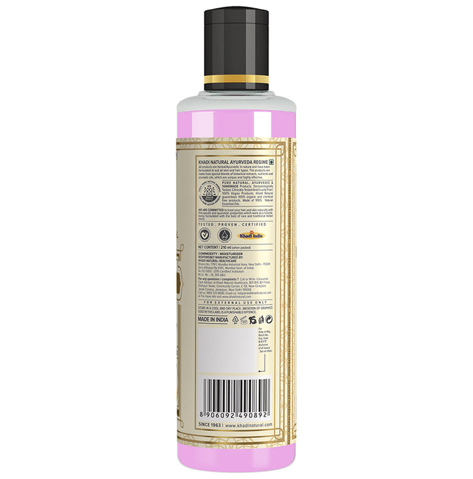 Khadi Naturals Moisturizer Rose & Honey, SLS & Paraben Free