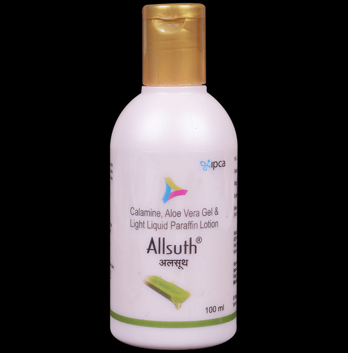 Allsuth Lotion with Aloe Vera, Calamine, and Light Liquid Paraffin - Classic Derma
