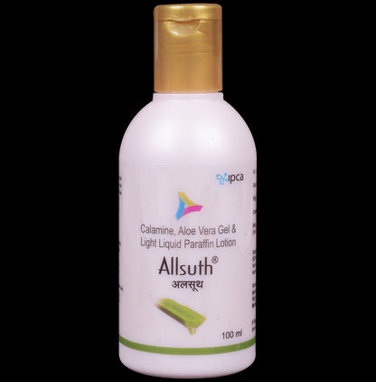 Allsuth Lotion with Aloe Vera, Calamine, and Light Liquid Paraffin - Classic Derma