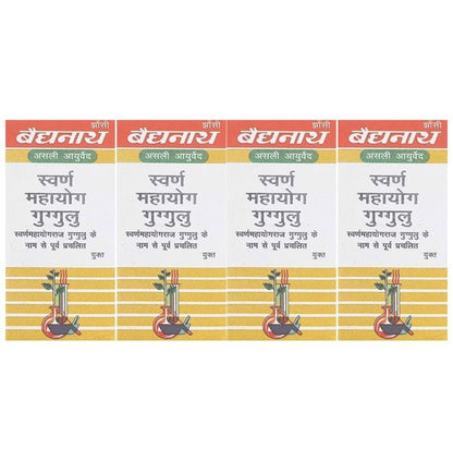 Baidyanath (Jhansi) Swarna Mahayog Guggulu (10 Each) - Classic Derma