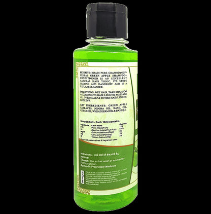 Khadi Pure Combo Pack of Herbal Green Apple Shampoo + Conditioner & Herbal Reetha Shampoo SLS & Paraben Free (210ml Each)