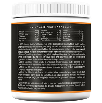 Madren Healthcare Egg Albumen Protein Powder