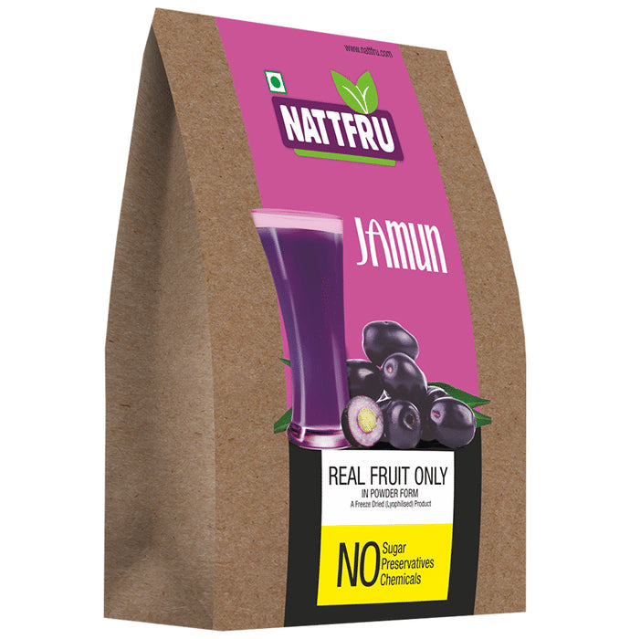 Nattfru Jamun Fruit Juice Powder Sachet (15gm Each) - Classic Derma