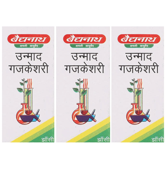 Baidyanath (Jhansi) Unmad Gajkeshari Powder (5gm Each) - Classic Derma