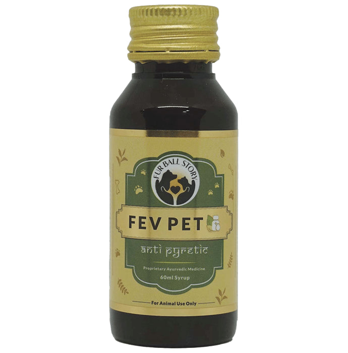 Fur Ball Story Fev Pet Anti Pyretic Syrup - Classic Derma