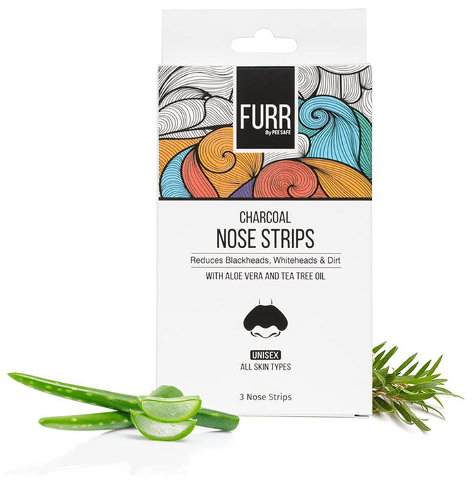Furr Charcoal Nose Strips (3 Each)|Blackhead Removal - Classic Derma