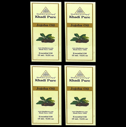 Khadi Pure Jojoba Essential Oil (15ml Each) - Classic Derma
