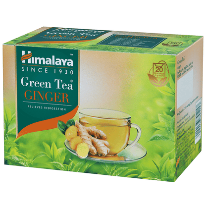 Himalaya Green Tea Sachet (2gm Each) Ginger - Classic Derma