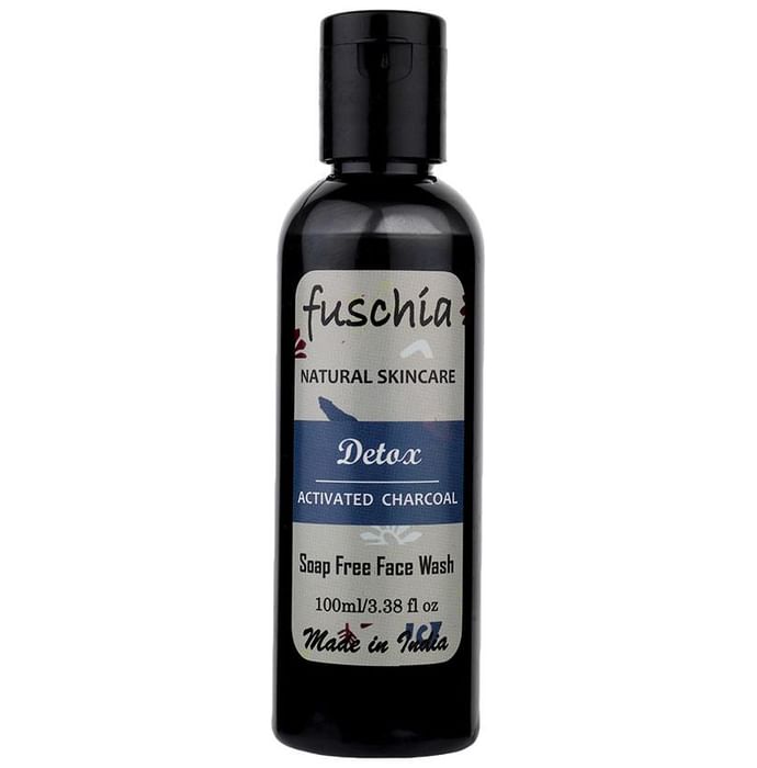 Fuschia Detox Activated Charcoal Soap Free Face Wash - Classic Derma