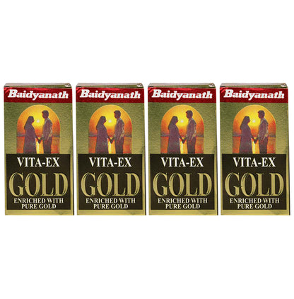 Baidyanath (Jhansi) Vita-Ex Gold Capsule (20 Each) - Classic Derma
