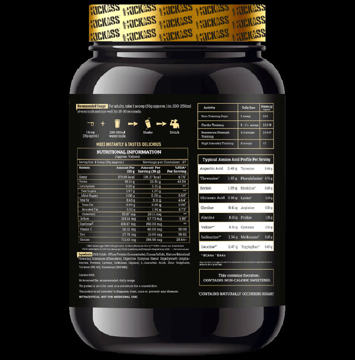 Kickass Demolish Pre-Workout Powder Fruit Punch