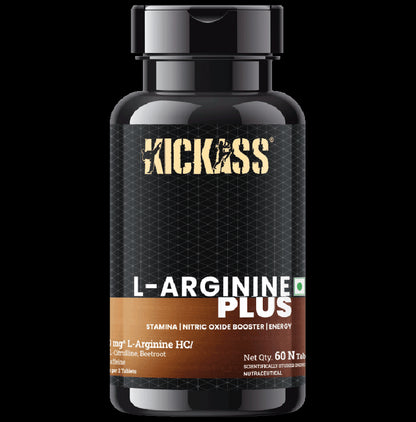 Kickass L-Arginine Plus Tablet - Classic Derma