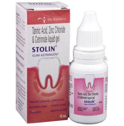 Stolin Gum Astringent for Bleeding Gums & Mouth Ulcers - Classic Derma