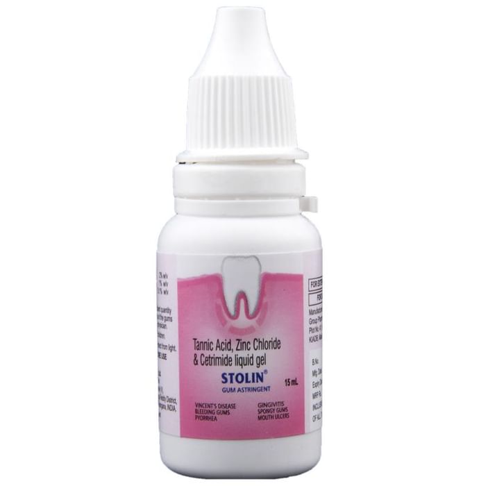 Stolin Gum Astringent for Bleeding Gums & Mouth Ulcers