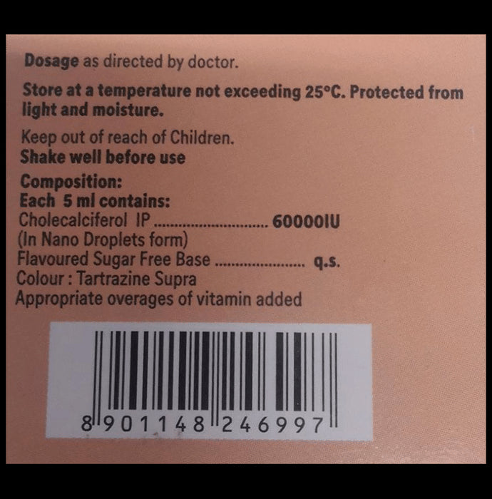 Kidrich D3 Oral Solution Mango & Mint Sugar Free