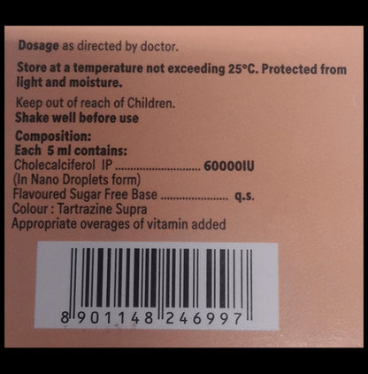 Kidrich D3 Oral Solution Mango & Mint Sugar Free