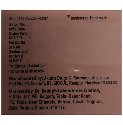 Kidrich D3 Oral Solution Mango & Mint Sugar Free