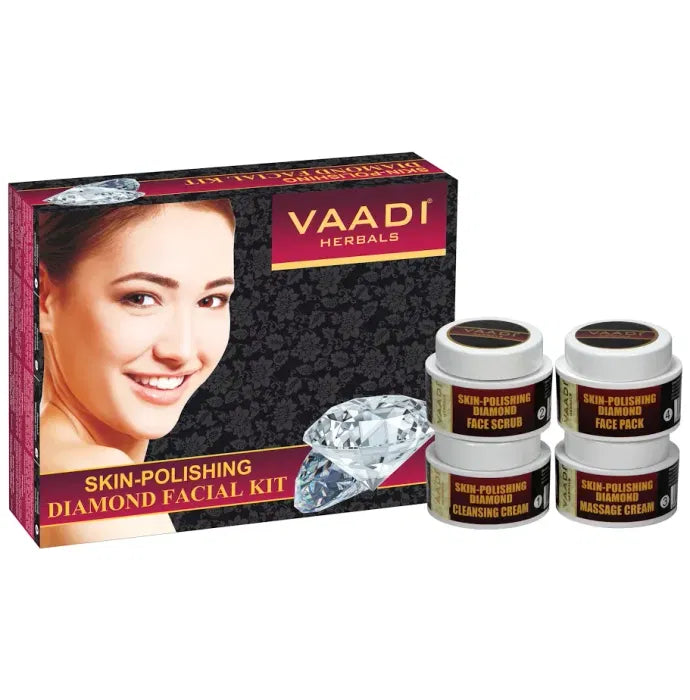 Vaadi Herbals Skin-Polishing Diamond Facial Kit 70gm - Classic Derma