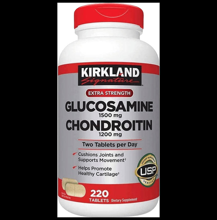 Kirkland Signature Glucosamine 1500mg Chondroitin 1200mg Tablet - Classic Derma