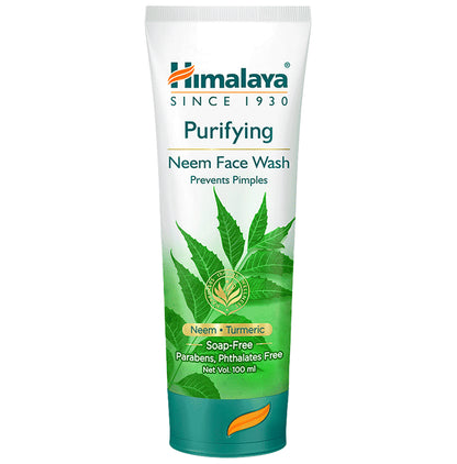 Himalaya Herbals Purifying Neem Face Wash | For Acne & Pimple Relief | Paraben and Soap Free Face Care Product - Classic Derma