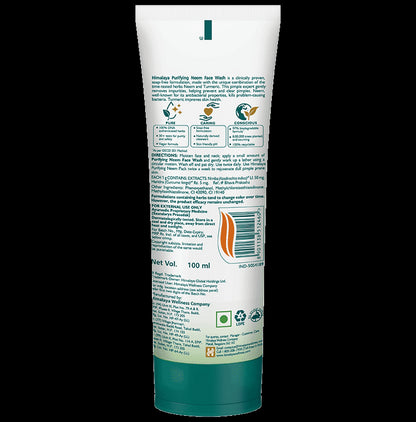 Himalaya Herbals Purifying Neem Face Wash | For Acne & Pimple Relief | Paraben and Soap Free Face Care Product