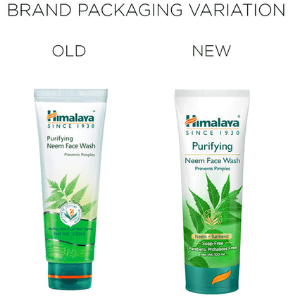 Himalaya Herbals Purifying Neem Face Wash | For Acne & Pimple Relief | Paraben and Soap Free Face Care Product