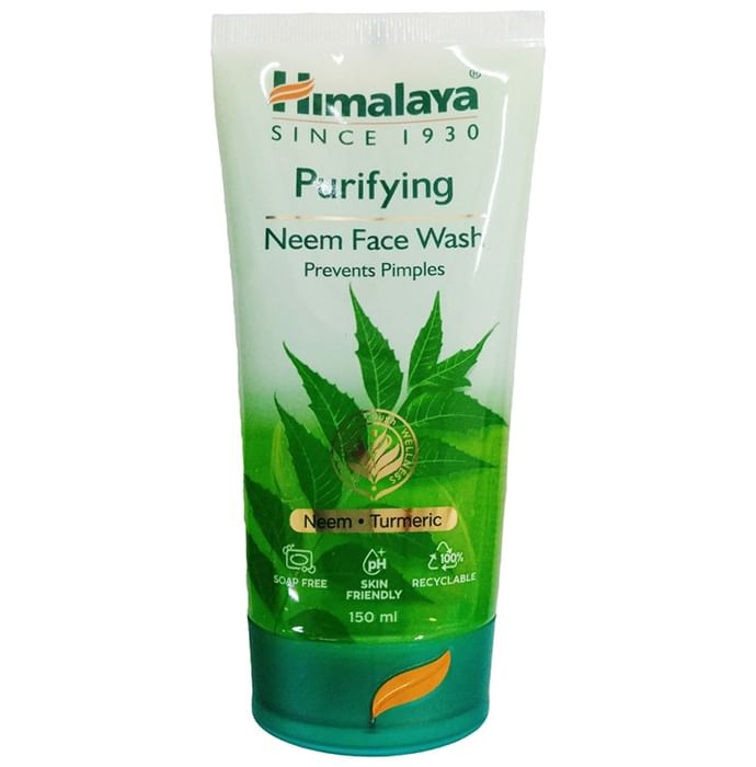 Himalaya Herbals Purifying Neem Face Wash | For Acne & Pimple Relief | Paraben and Soap Free Face Care Product - Classic Derma
