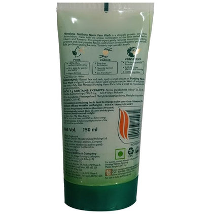 Himalaya Herbals Purifying Neem Face Wash | For Acne & Pimple Relief | Paraben and Soap Free Face Care Product