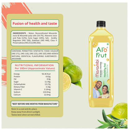 Alo Frut Mosambi Aloevera Juice