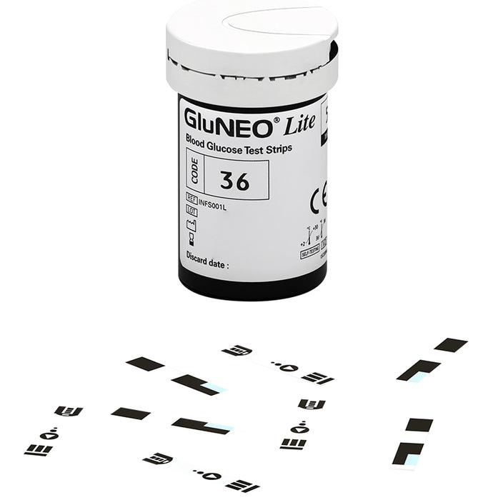 K-Life GluNeo Lite Blood Glucose Test Strip (Only Strips) | Diabetes Monitoring Devices