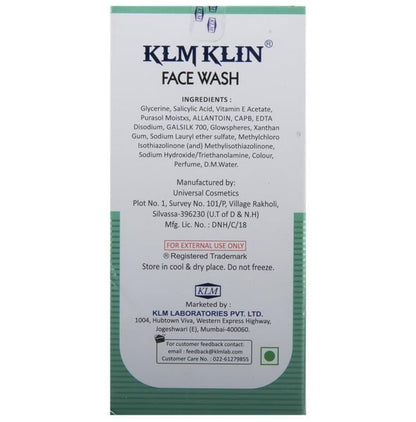Klm Klin Face Wash | For Oily & Acnegenic Skin