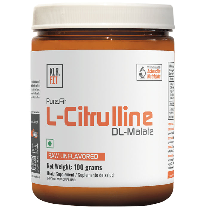 KLR. FIT L-Citrulline DL-Malate Powder Raw Unflavoured - Classic Derma