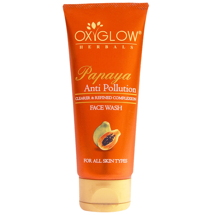 Oxyglow Herbals Papaya Anti Pollution Face Wash - Classic Derma