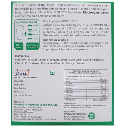 Kofresh Electrolyte Orange