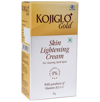 Kojiglo -Gold Skin Lightening Cream with Vitamin B3 & C | For Clearing Dark Spots