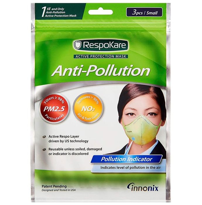 Respokare Anti-Pollution Mask Small - Classic Derma