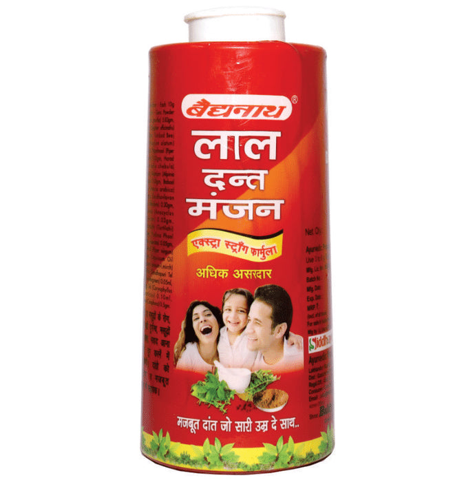 Baidyanath Lal Dant Manjan Powder - Classic Derma
