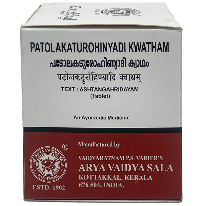 Kottakkal Ayurveda Patolakaturohinyadi Kwatham Tablet - Classic Derma